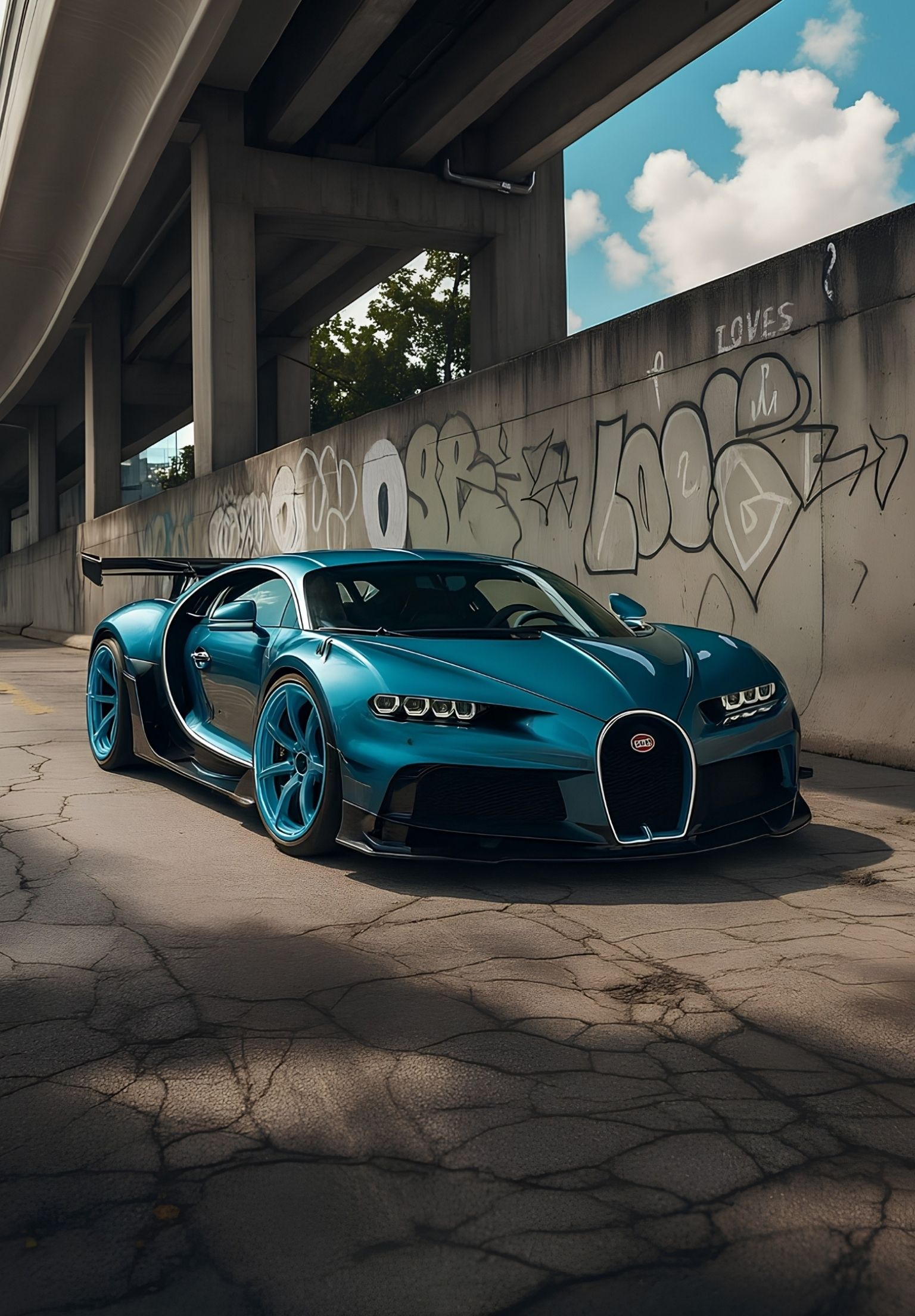 Bugatti blue