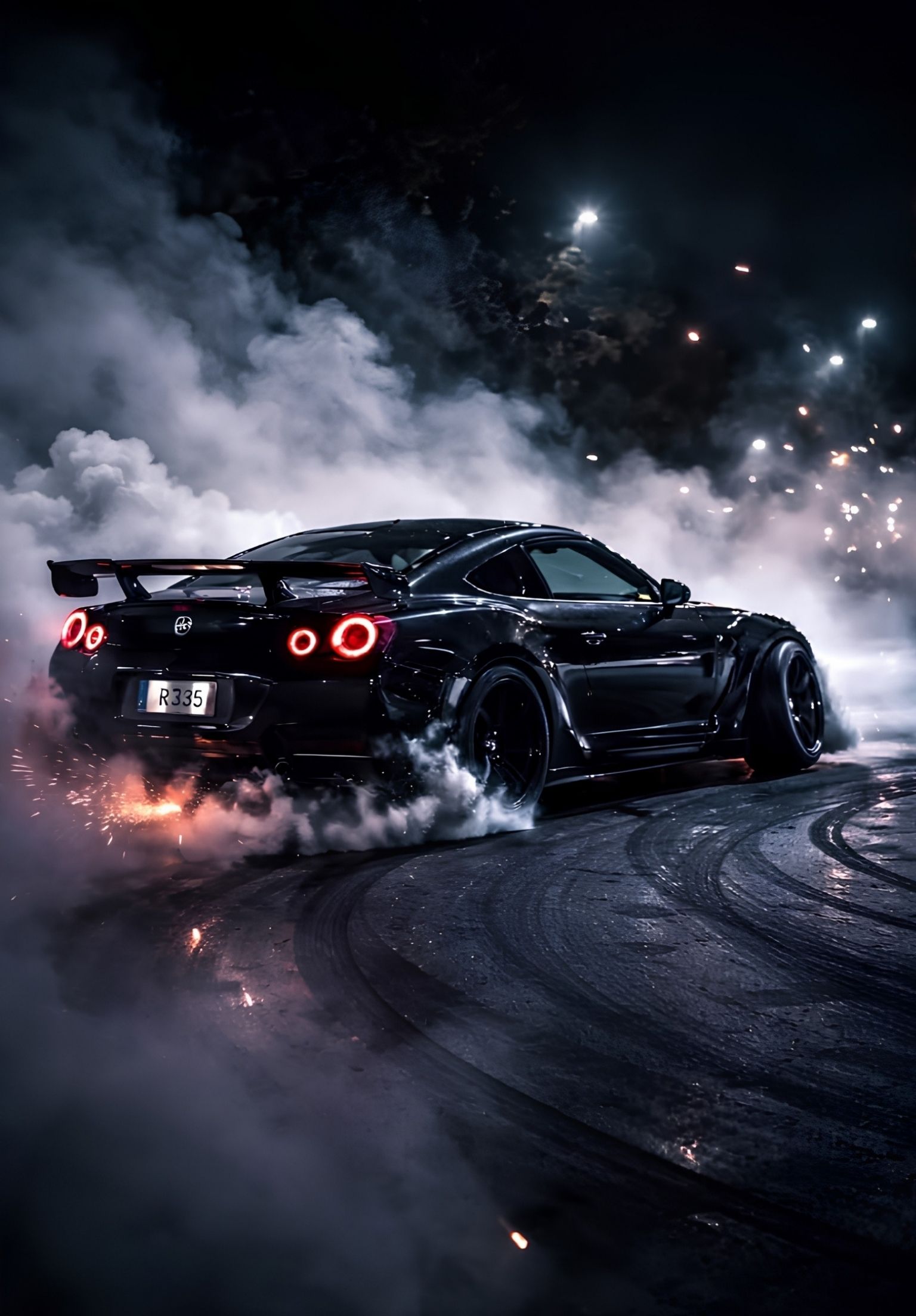 Nissan GT-R drift