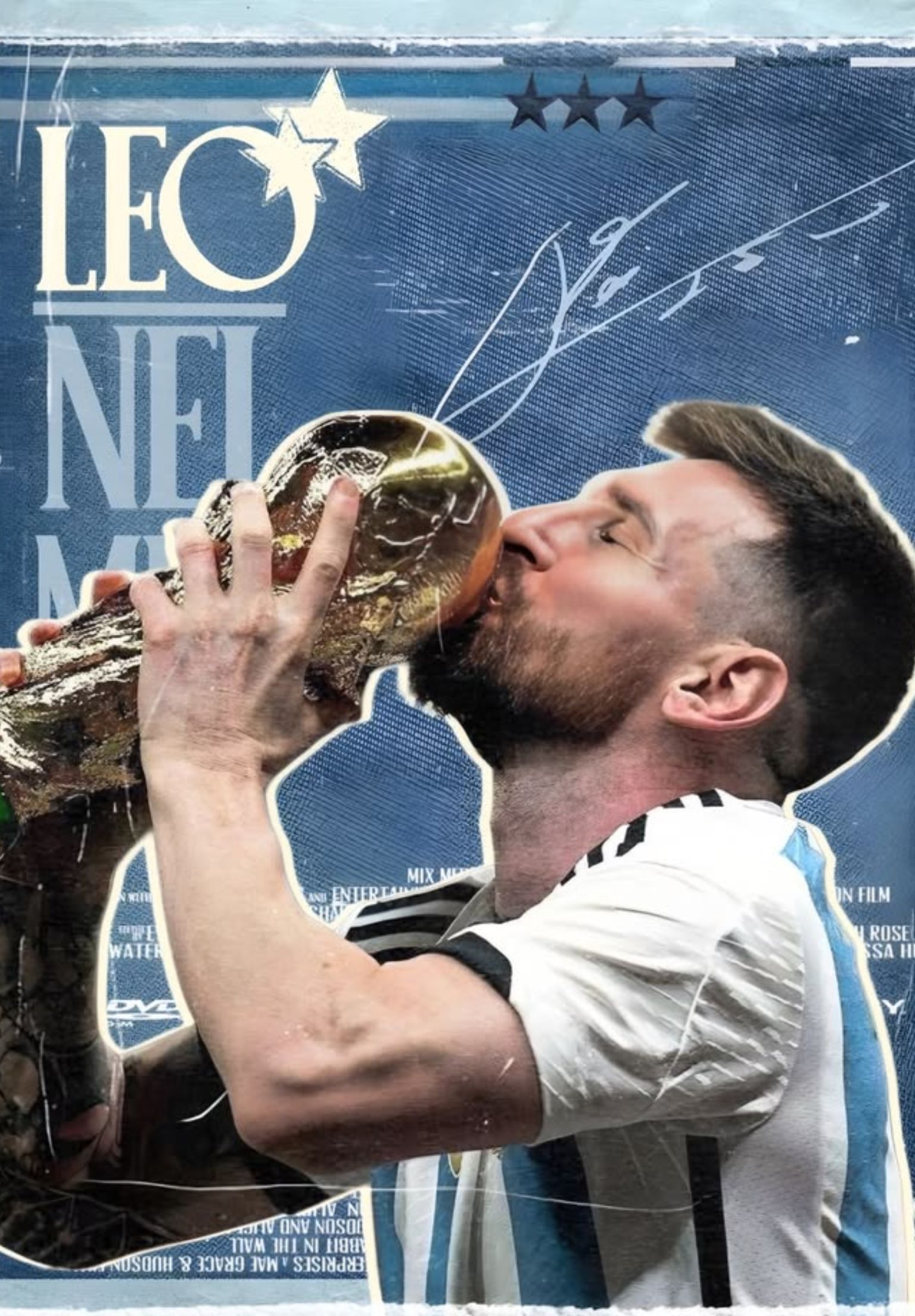 trophy leonel messi