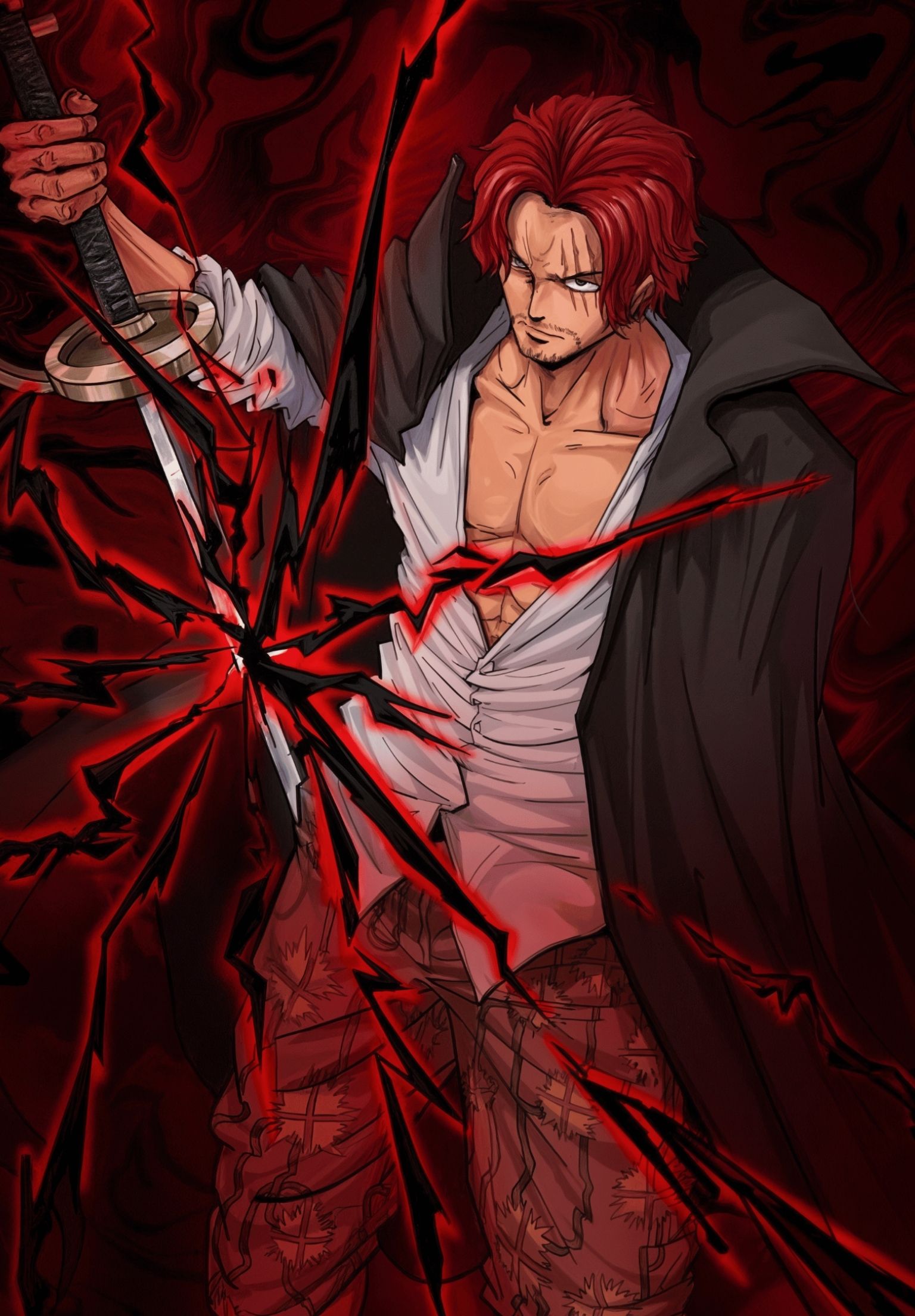Shanks from the anime One Piece